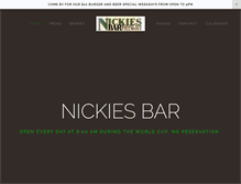 Tablet Screenshot of nickies.com